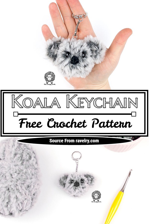 Free Crochet Koala Keychain Pattern