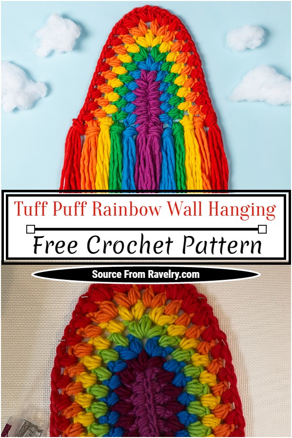 Tuff Rainbow Wall Hanging Pattern