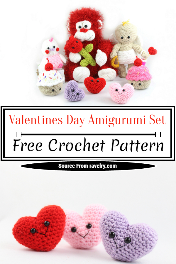 Free Day Amigurumi Set Pattern