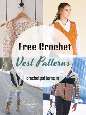 15 Free Crochet Vest Patterns