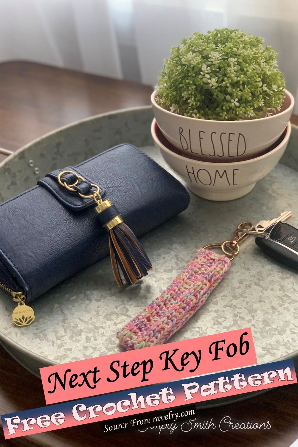 Free Crochet Next Step Key Fob Pattern
