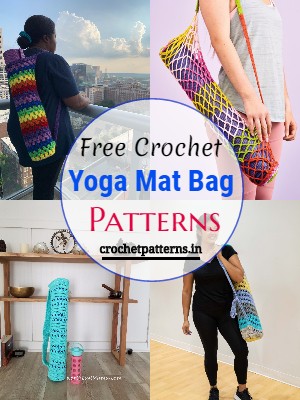 8 Free Crochet Yoga Mat Bag Patterns