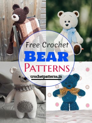 37 Free Crochet Bear Patterns For Kids