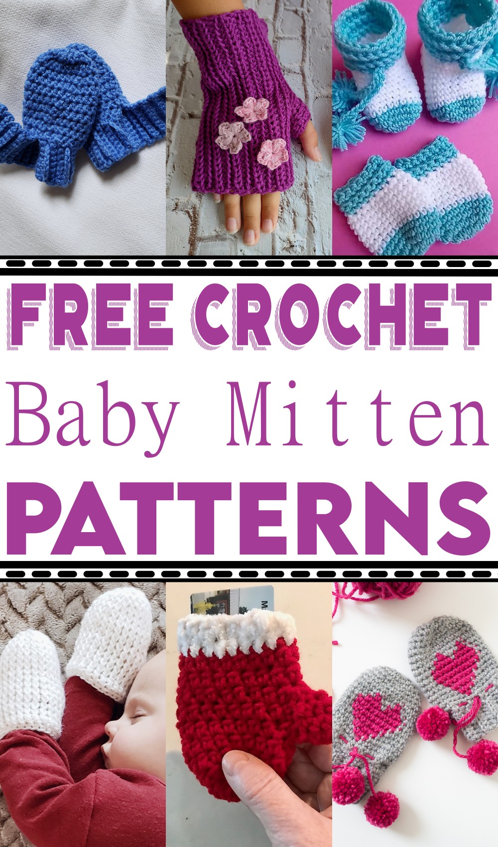 24 Cozy And Stylish Free Crochet Baby Mitten Patterns