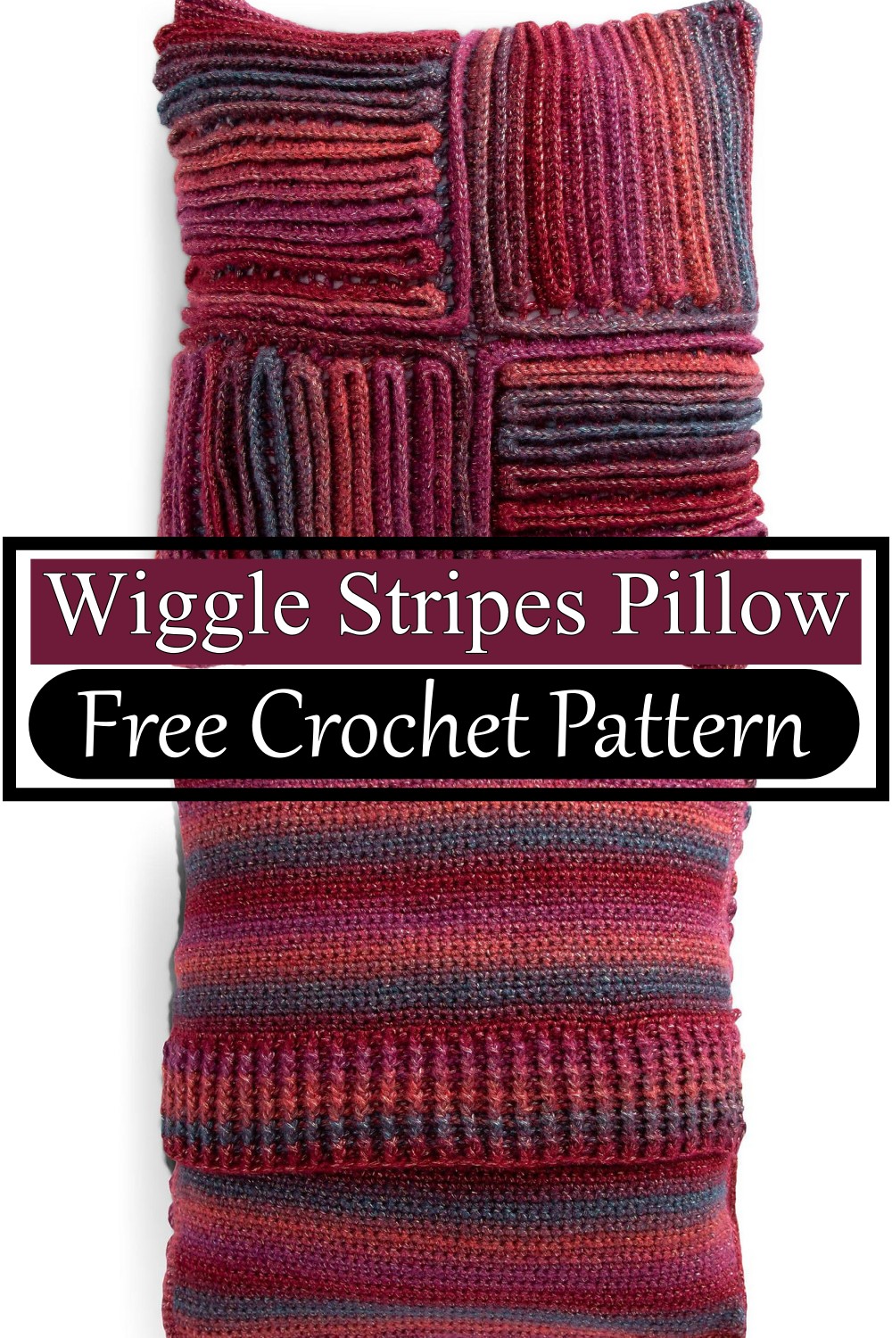 Wiggle Stripes Pillow