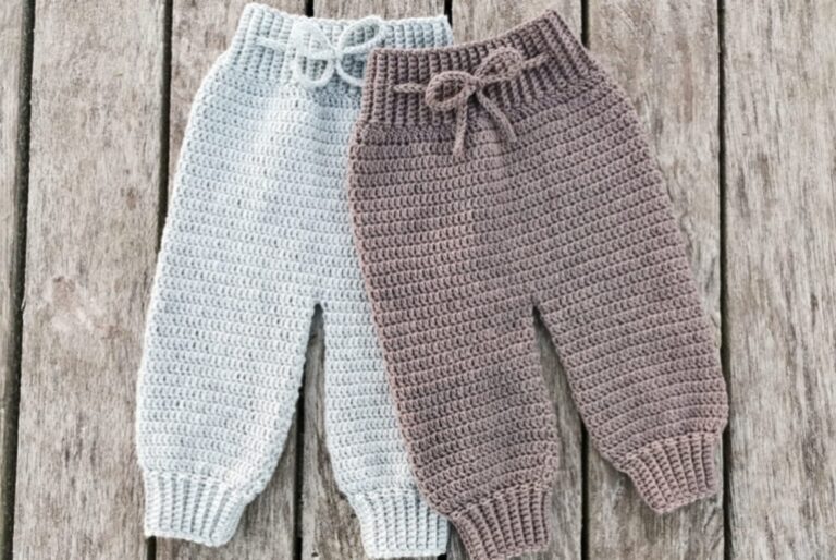 16 Adorable Free Crochet Pants Patterns