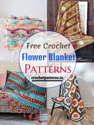 19 Free Crochet Flower Blanket Patterns