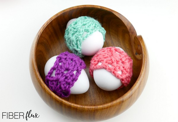 Crochet Lace Wrapped Easter Eggs Pattern
