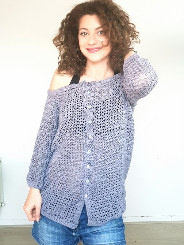 Crochet Levanda Shirt Pattern