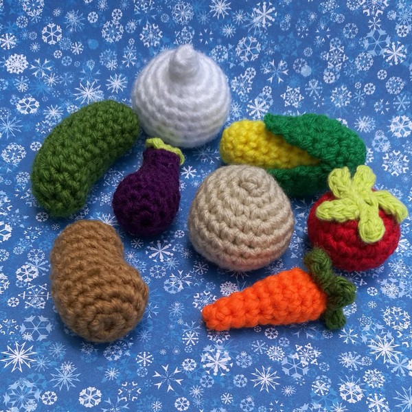 Crochet Mini Vegetable Set Pattern