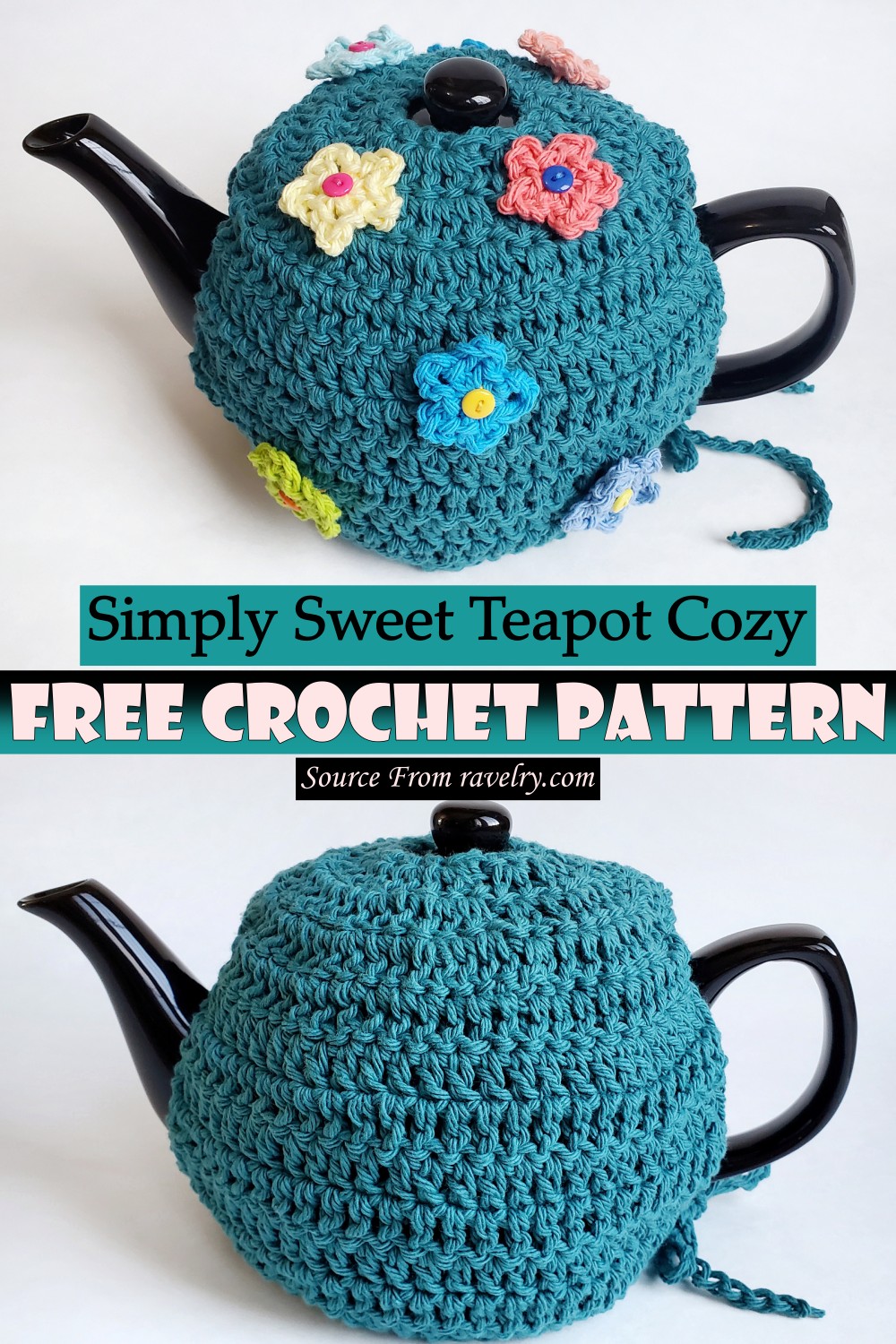 Crochet Simply Sweet Teapot Cozy Pattern