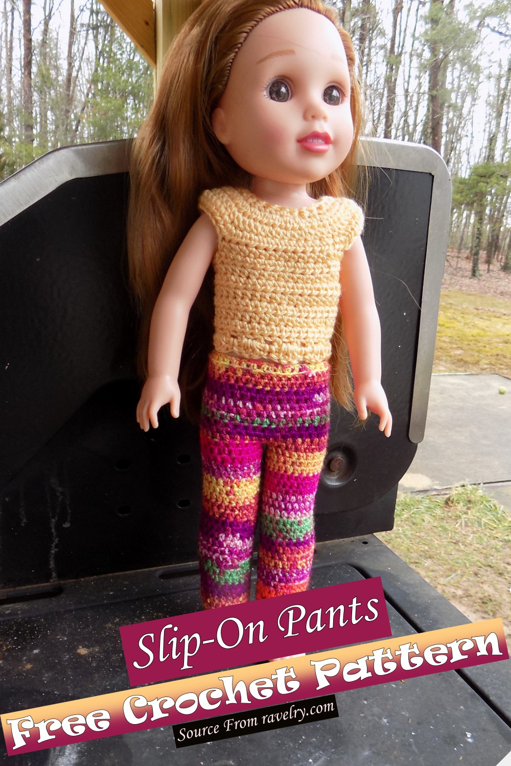 Crochet Slip-On Pants Pattern