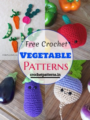 15 Free Crochet Vegetable Patterns