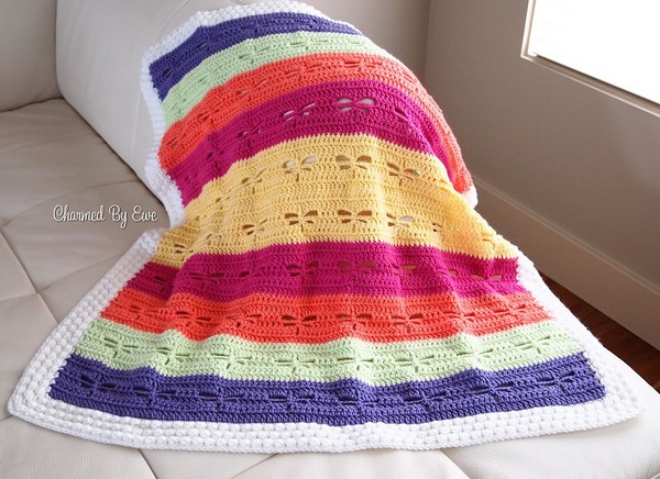 Dragonfly Blanket Crochet Pattern