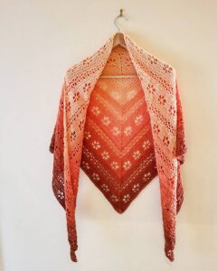 Easy Peasy Posy Shawl Crochet Pattern