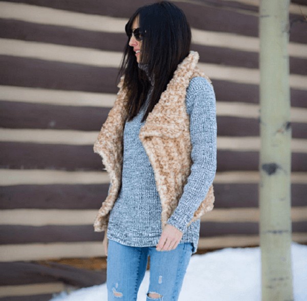Faux Fur Vest Crochet Pattern