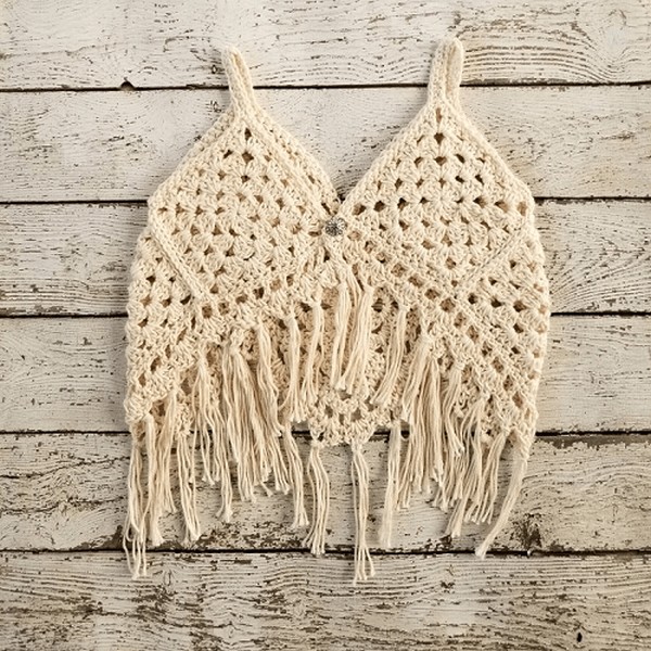Girl’s Boho Crochet Vest Pattern
