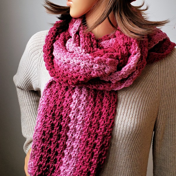 Karen's Winter Scarf Crochet Pattern