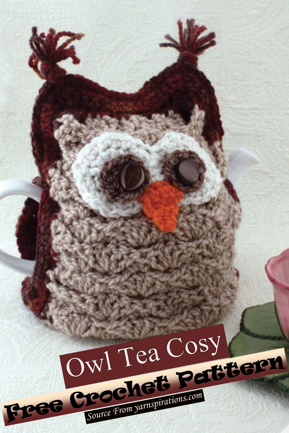 Owl Crochet Tea Cosy Pattern