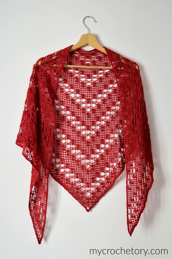 Sarin Lace Shawl Crochet Pattern