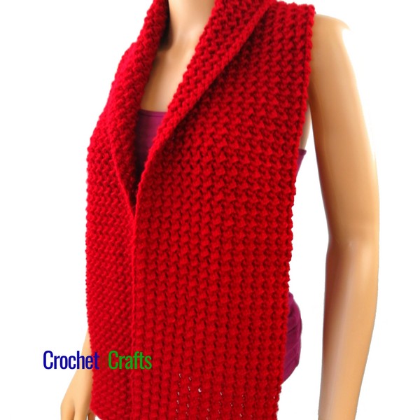 Textured Winter Scarf Crochet Pattern