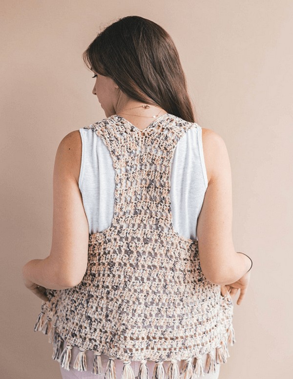 Topper Free Crochet Vest Pattern