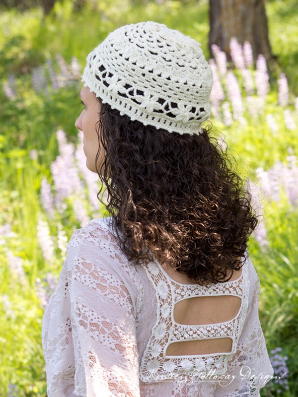 Wildflower Romance Boho Crochet Lace Summer Hat Pattern