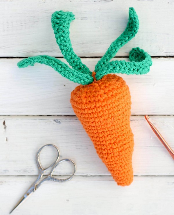 Amigurumi Carrot Rattle Free Crochet Pattern
