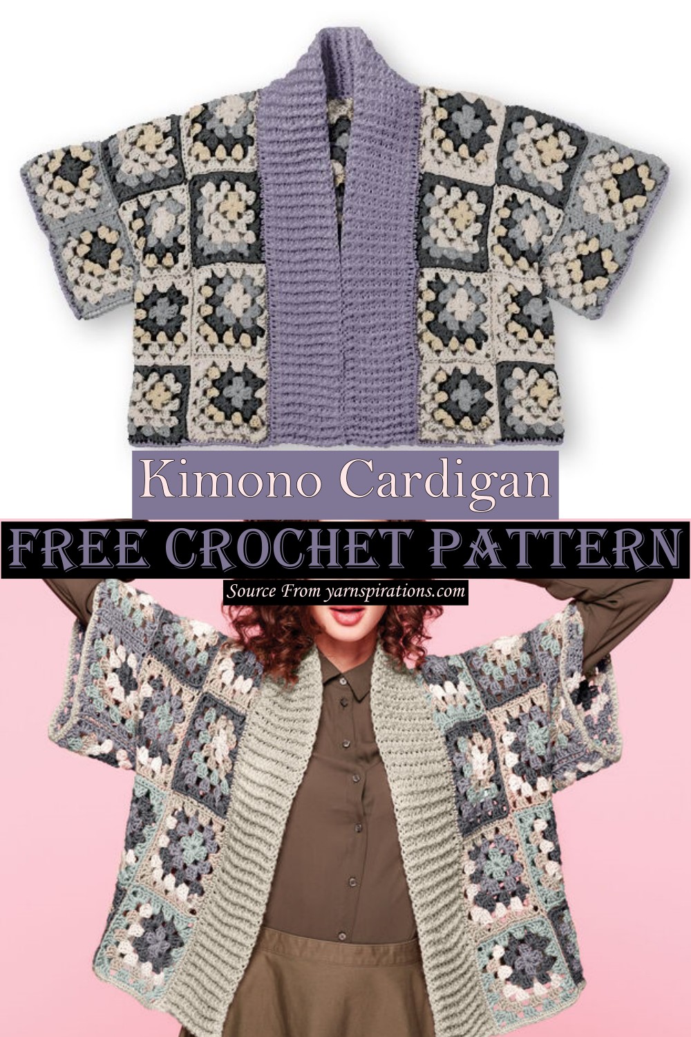 Crochet Kimono Cardigan Pattern