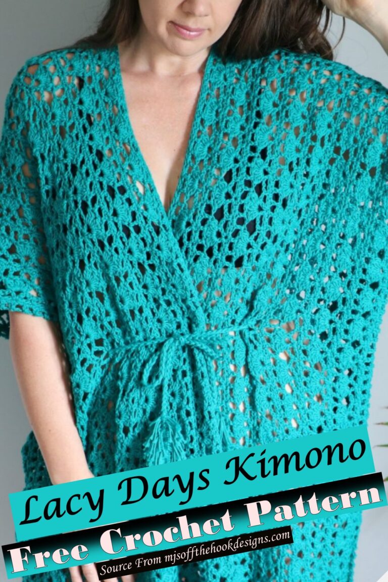 25 Free Crochet Kimono Patterns