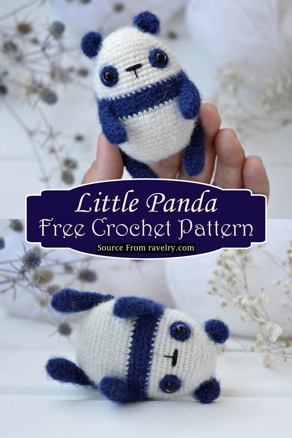 Crochet Little Panda Pattern