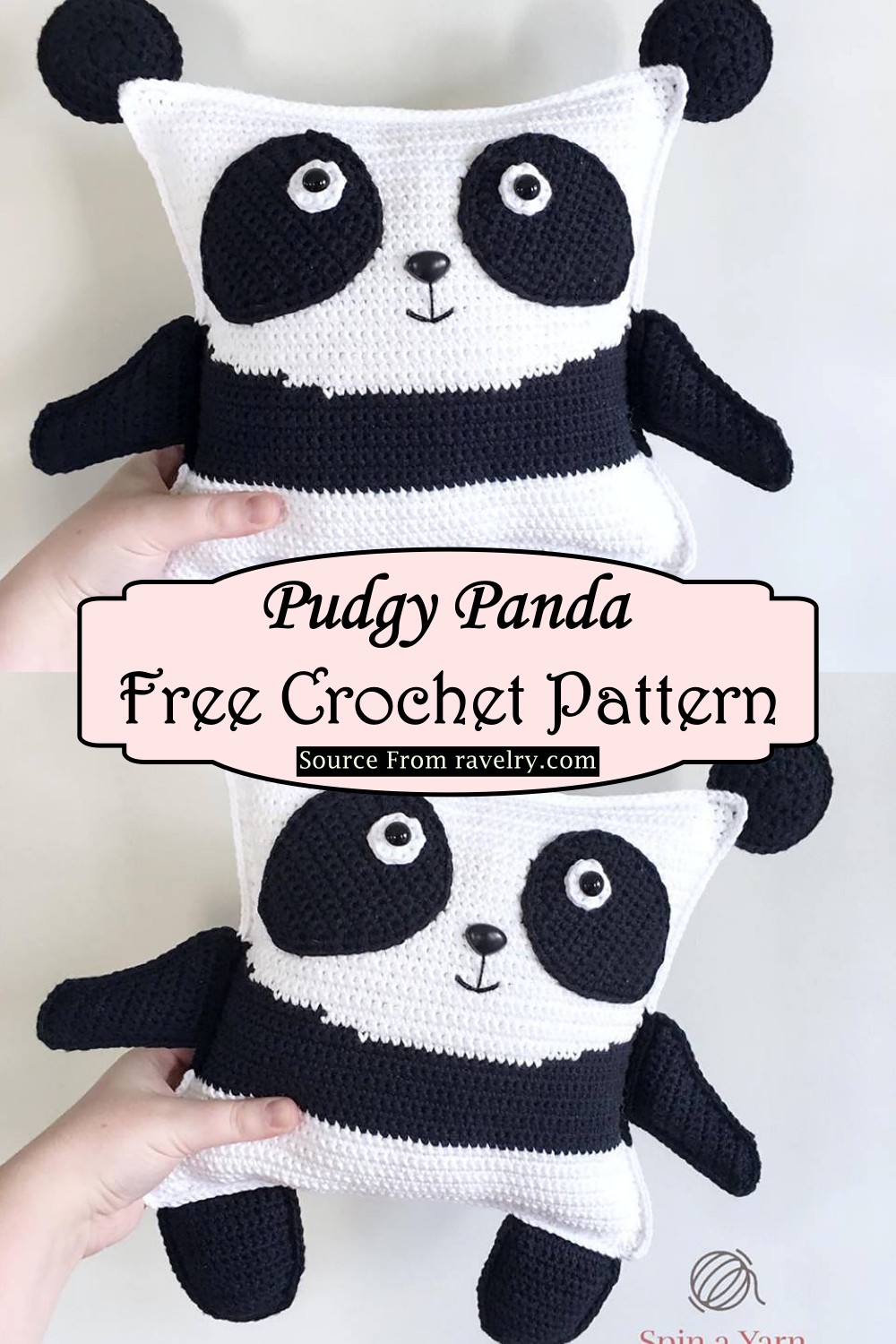 Crochet Pudgy Panda Pattern