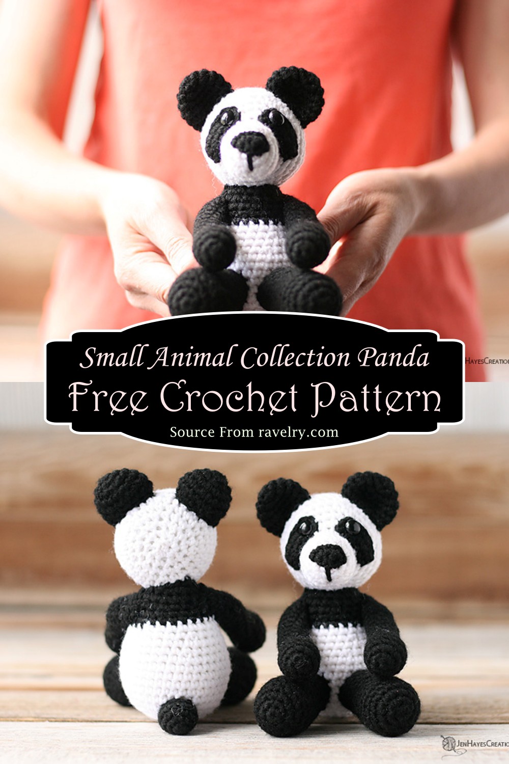 Crochet Small Animal Collection Panda Pattern