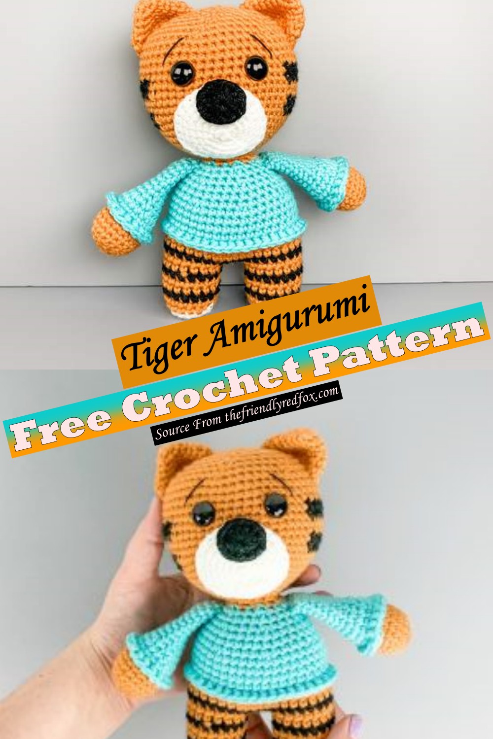 Crochet Tiger Amigurumi Pattern