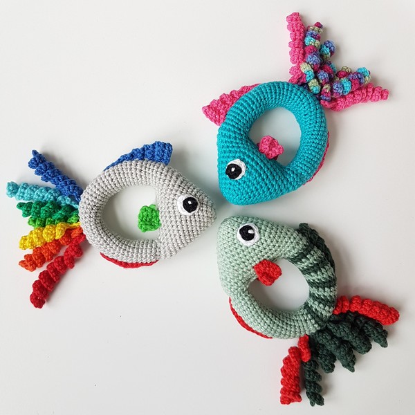 Fish Rattle Crochet Pattern