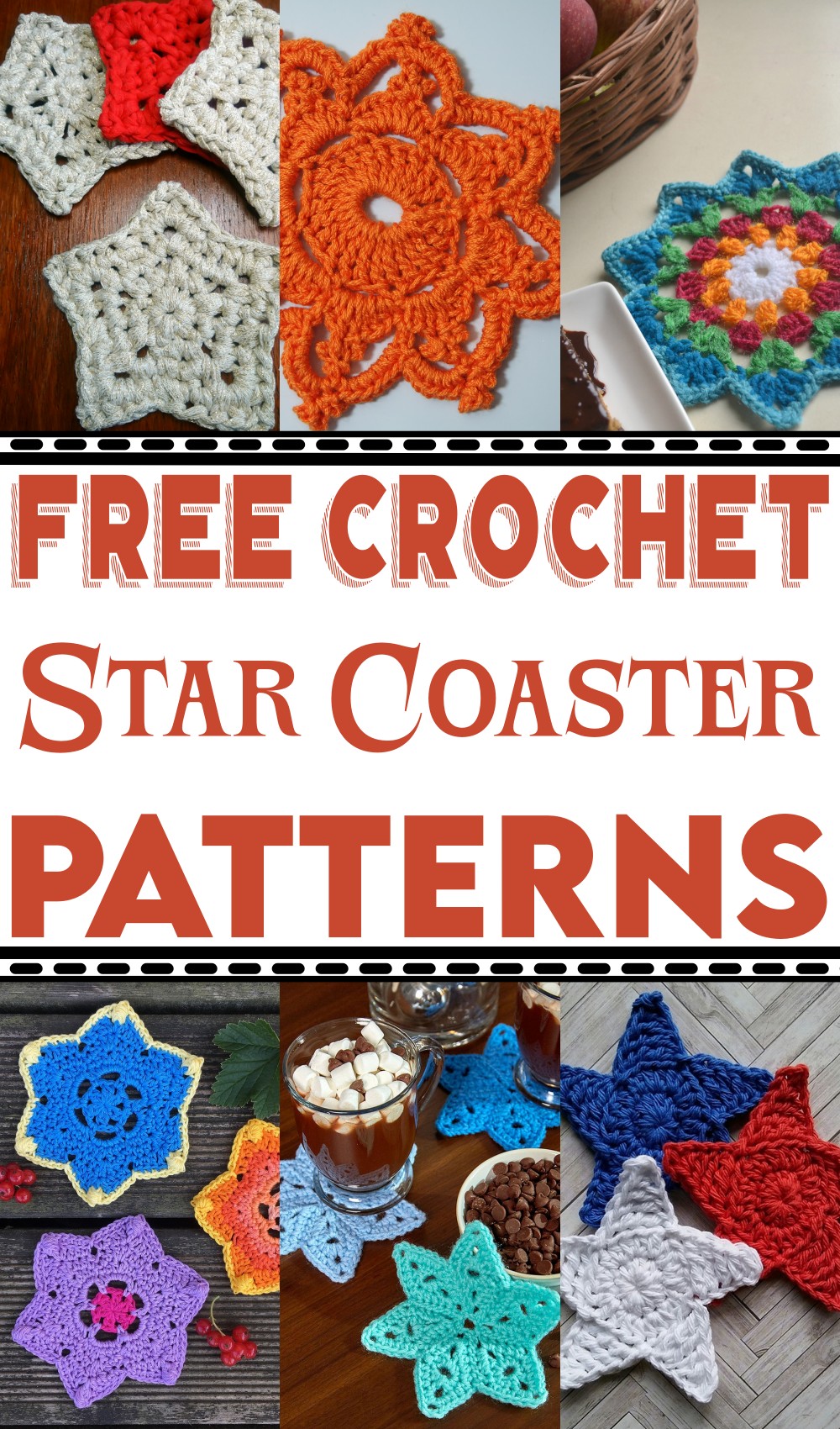 Free Crochet Star Coaster Patterns