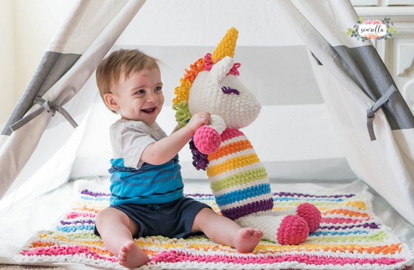 Lola The Crochet Plushy Unicorn Pattern
