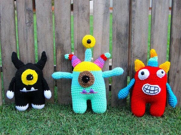 Mix And Match Crochet Monster Pattern