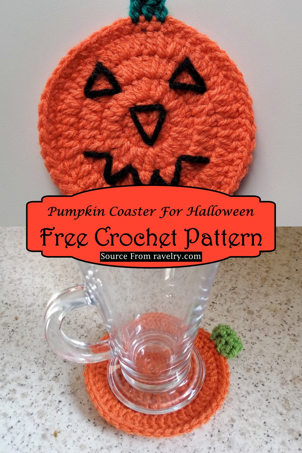 Pumpkin Coaster For Halloween 1