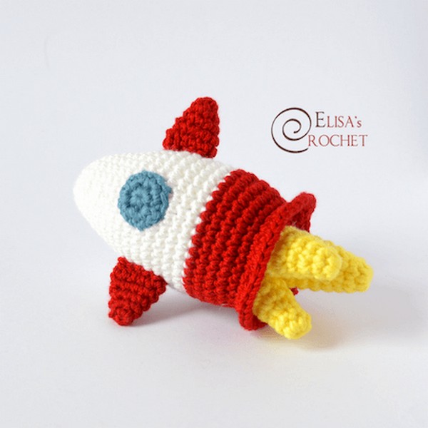 Rocket Free Crochet Toy Pattern