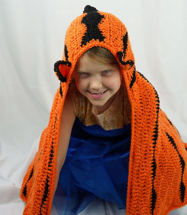 Tiger Hooded Blanket Crochet Pattern