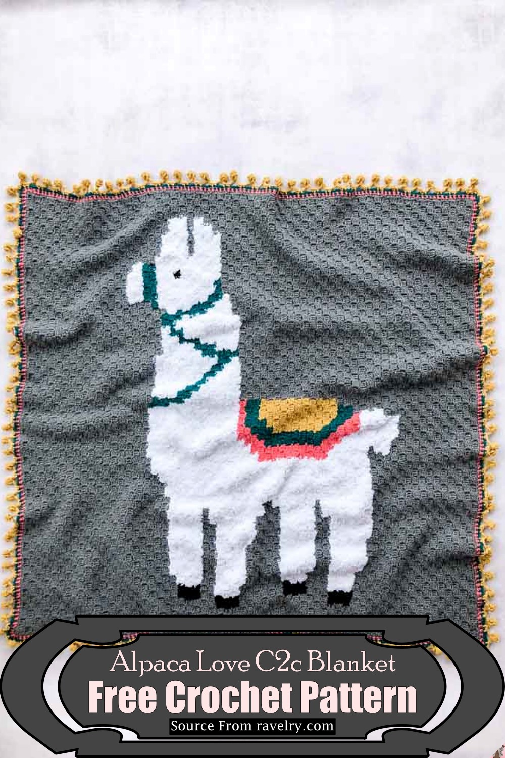 Crochet Alpaca Love C2c Blanket Pattern