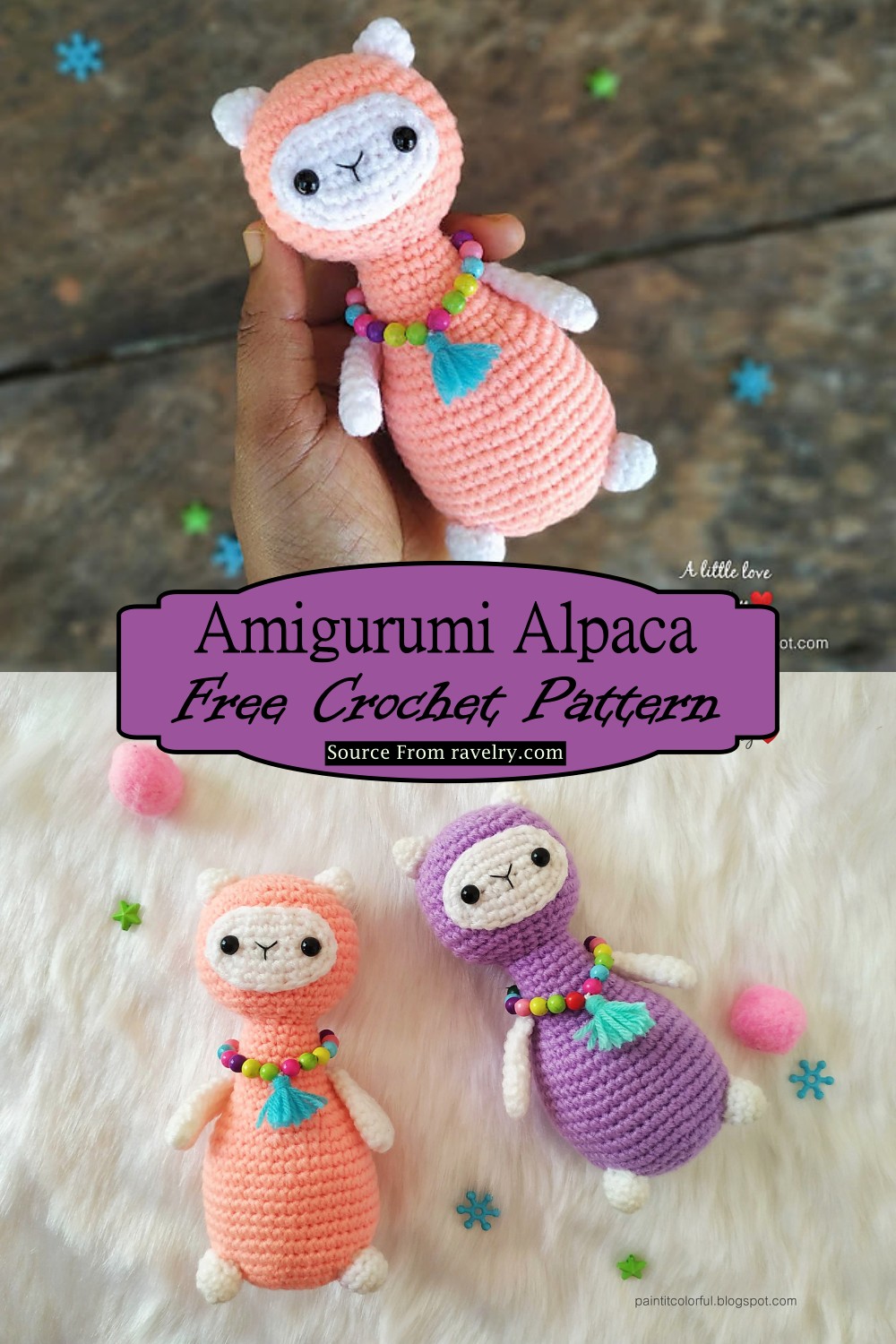 Crochet Amigurumi Alpaca Pattern