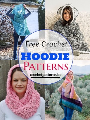 15 Free Crochet Hoodie Patterns