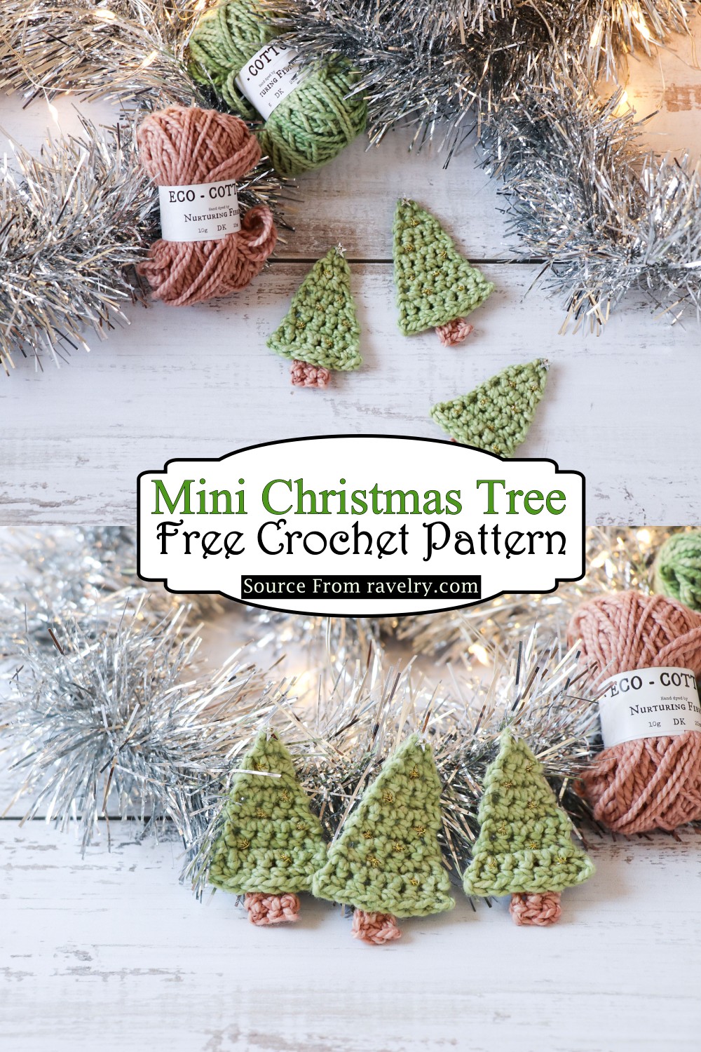 Crochet Mini Christmas Tree Pattern