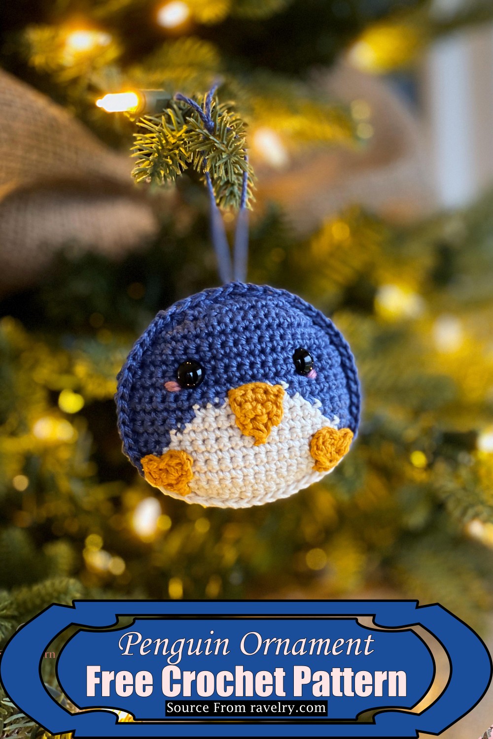 Crochet Penguin Ornament Pattern