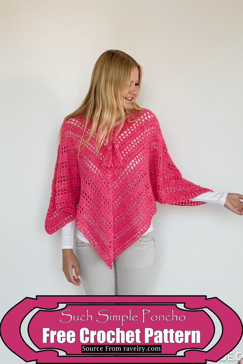 Crochet Such Simple Poncho Pattern