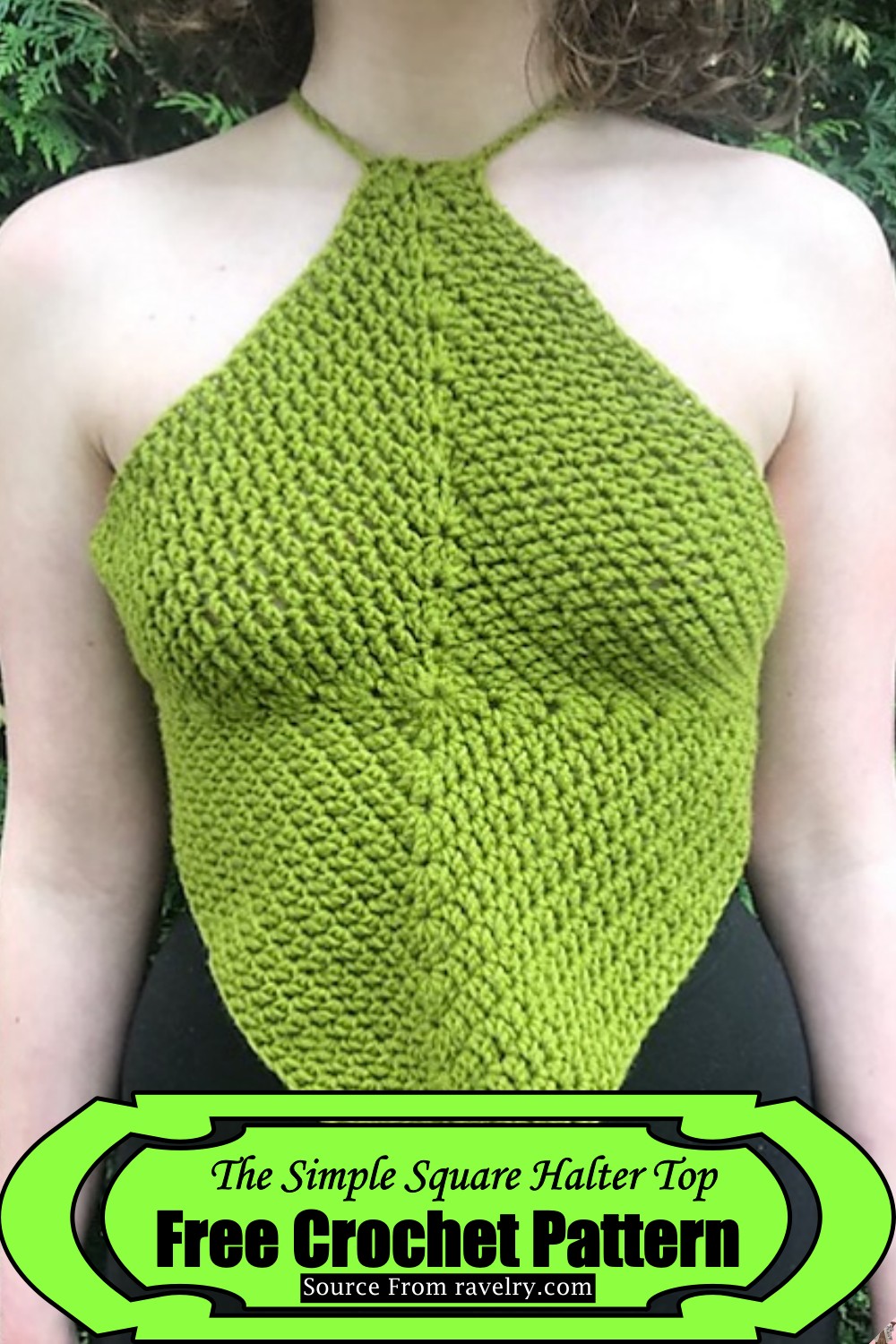 Crochet The Simple Square Halter Top Pattern