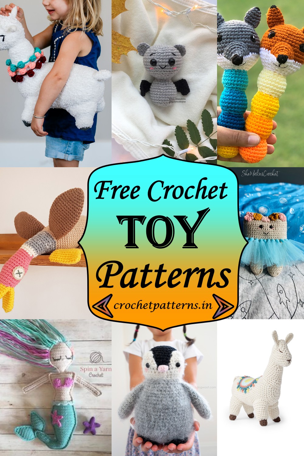 Cute Free Crochet Toy Patterns