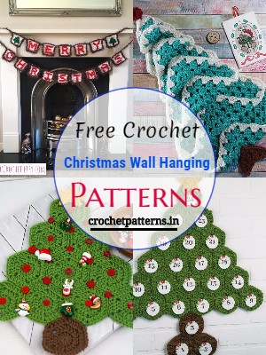 19 Free Crochet Christmas Wall Hanging Patterns